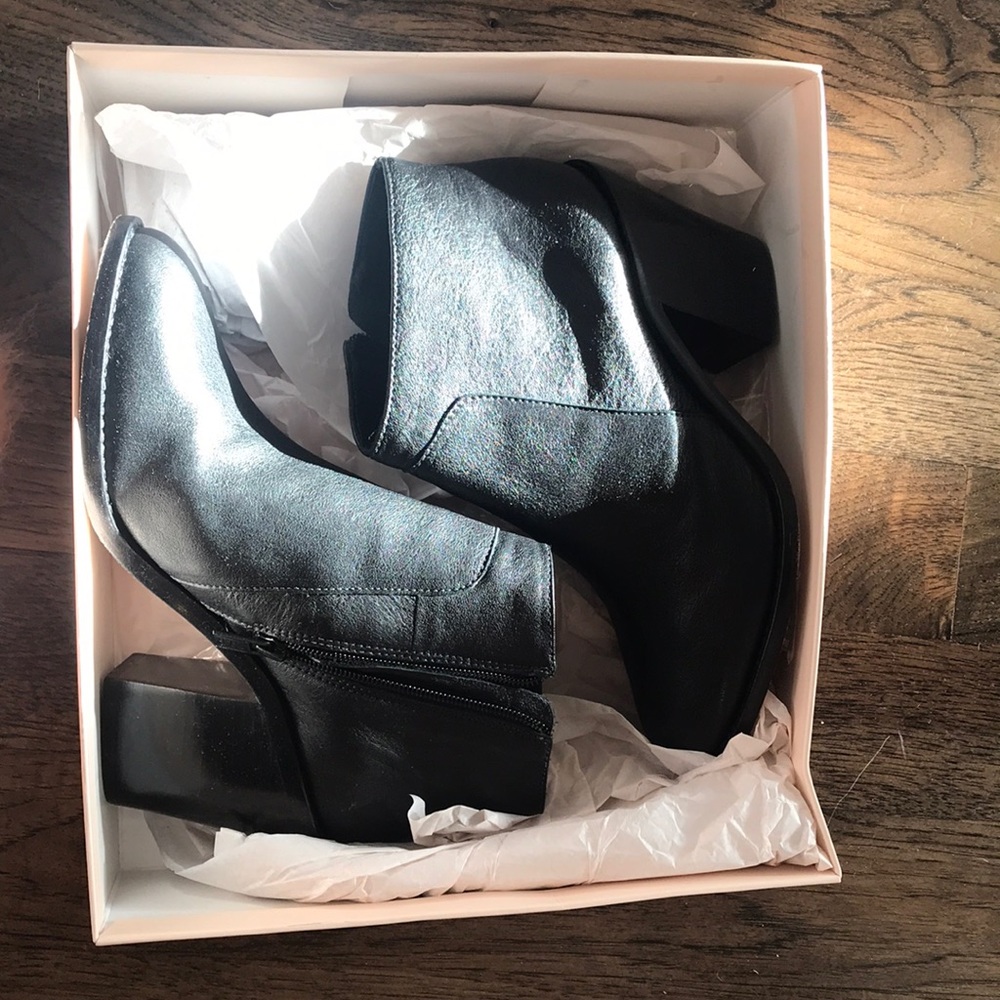 Loeffler Randal Ella Stacked Heel Bootie
